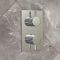 Mitigeur douche thermostatique encastrable avec inverseur - 2 fonctions - Choix de finitions - Otto