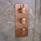 Mitigeur douche thermostatique encastrable avec inverseur - 3 fonctions - Choix de finitions - Otto