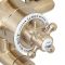 Hudson Reed Elizabeth - Mitigeur de douche thermostatique rétro exposé - 2 fonctions - Or satiné