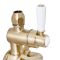 Hudson Reed Elizabeth - Mitigeur de douche thermostatique rétro exposé - 2 fonctions - Or satiné