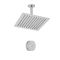 Douche digitale thermostatique avec pommeau carré plafonnier – 1 fonction – Narus
