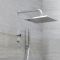 Douche Digitale Thermostatique 2 Fonctions - Pommeau Mural 30x30cm & Douchette - Narus