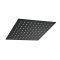 Kit de douche avec pommeau de douche – Noir mat – 1 fonction – Preto
