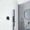 Kit de douche avec kit douchette sur rampe – Noir mat – 1 fonction – Preto