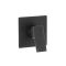Kit de douche avec pommeau encastrable – Noir mat – 1 fonction – Preto