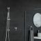 Kit de douche mécanique – Kit douchette sur rampe – Chromé - Como