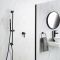 Kit de douche mécanique - Mitigeur - Kit douchette sur rampe – Noir - Nox