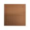 Pommeau de douche encastrable – Carré – 40 cm – Bronze satiné – Alora