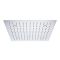 Pommeau de Douche Encastré Carré - 50 cm - Chromé - Kubix