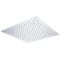 Pommeau de Douche Encastré Carré - 50 cm - Chromé - Kubix