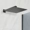 Pommeau de douche carré – 30 cm – Noir – Preto