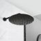 Pommeau de douche rond noir 30cm - Nox