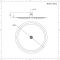 Pommeau de douche rond noir 30cm - Nox