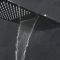 Pommeau de douche cascade – Chromé – 2 fonctions - Kubix