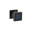 Kit de douche thermostatique avec pommeau encastrable et buses hydromassantes – Noir mat – 2 fonctions – Preto