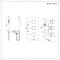 Kit bain douche thermostatique avec  kit douchette et vidage remplissage baignoire – Noir mat – 2 fonctions – Preto
