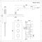 Kit de douche thermostatique avec mitigeur, pommeau de douche et kit douchette sur rampe - Noir - Nox