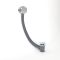 Kit de douche thermostatique avec inverseur – Pommeau de 30 cm – Kit douchette sur rampe – Remplissage et vidage baignoire – Chromé - Kubix