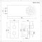 Kit de douche thermostatique – Pommeau plat fixe – Chromé - Como