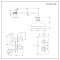 Kit de douche thermostatique rétro – 1 fonction - Pommeau rond Ø 15.5 cm et bras mural – Or satiné – Elizabeth