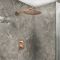 Mitigeur douche thermostatique avec pommeau mural - 1 fonction - Choix de finitions - Otto