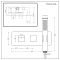 Kit de douche thermostatique avec inverseur, vidage-remplissage baignoire et douchette – Chromé - Kubix