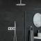 Kit Douche Encastrable Pommeau Plafond Rond Ø 30cm & Douchette Mirage