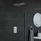 Kit de douche thermostatique avec inverseur – Pommeau cascade – Chromé - Como