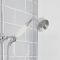Kit de douche thermostatique 2 fonctions - Douchette et bec verseur baignoire – Chromé et blanc - Elizabeth