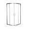 Porte de douche quart de cercle – laiton ancien – 90 cm – Alama