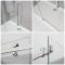 Porte de douche coulissante – Sans cadre – Choix de tailles – Portland