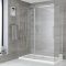 Porte de douche coulissante – Sans cadre – Choix de tailles – Portland