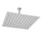 Pomme de douche carrée ultrafine 40cm & bras plafond - Kubix