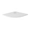 Receveur de douche à effet texturé quart de cercle – Choix de finitions – 90 cm - Rockwell