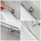 Porte de douche coulissante avec receveur – Tailles multiples - Portland
