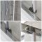 Porte de douche coulissante avec receveur – Tailles multiples - Portland