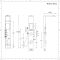 Colonne de douche thermostatique - Bambou - Lako