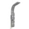 Colonne de douche moderne avec pommeau, douchette et jets – Argent mat – Alston