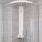 Colonne de douche d’angle thermostatique – Chromé - Earby
