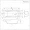 Baignoire rectangulaire - 150 cm x 70 cm - Choix de tabliers - Sandford