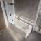 Baignoire douche rectangulaire - Pare baignoire noir - Choix de tailles et de tabliers - Covelly