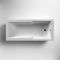 Baignoire douche rectangulaire - 170 cm x 75 cm - Choix de pare-baignoire et tabliers - Sandford