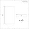 Baignoire douche rectangulaire - 170 cm x 75 cm - Pare-baignoire noir - Sandford