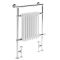 Sèche-serviettes mixte rétro - Blanc – 93 cm x 62 cm – Choix de thermostat Wi-Fi - Elizabeth