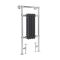 Sèche-serviettes rétro - Anthracite - 93cm x 45cm x 15,5cm - Elizabeth