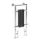 Sèche-serviettes mixte rétro - Anthracite – 93 cm x 45 cm – Choix de thermostat Wi-Fi - Elizabeth