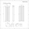 Radiateur design vertical – Anthracite – 178 cm x 59 cm – Double rangs - Vitality