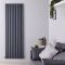 Radiateur design vertical – Anthracite – 178 cm x 59 cm – Double rangs - Vitality
