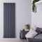 Radiateur design vertical – Anthracite – 178 cm x 59 cm  – Rang simple – Vitality