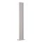 Radiateur design vertical - 178 cm x 23,6 cm – Gris clair - Vitality